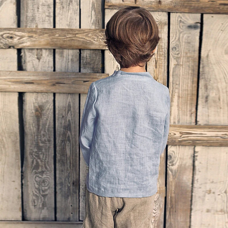 Chemise Enfant Manches Longues Casual