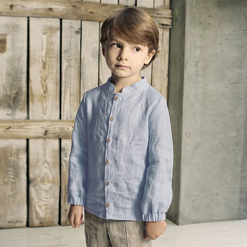 Chemise Enfant Manches Longues Casual
