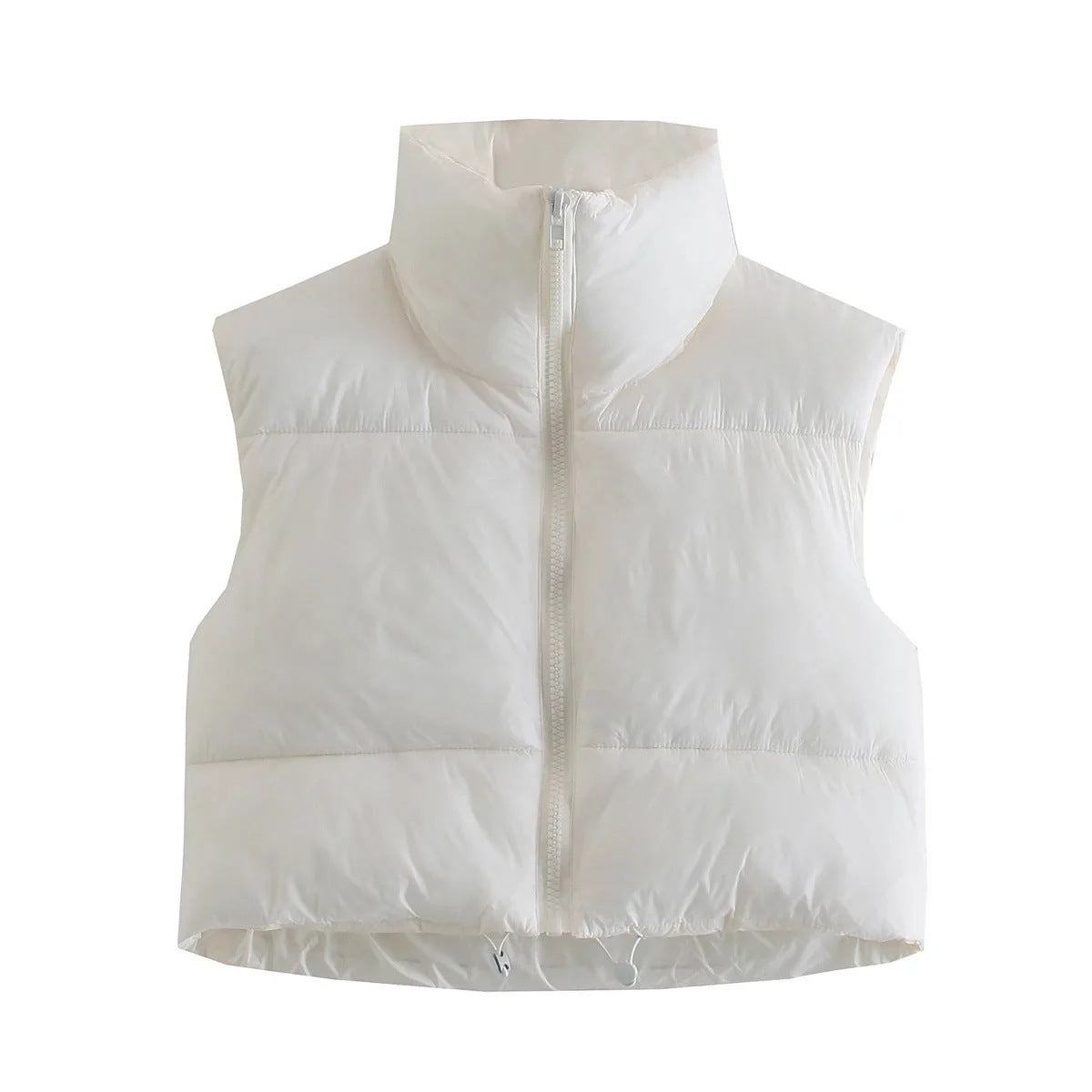 Doudoune Légère Épaisse Femme Col Montant Hiver.