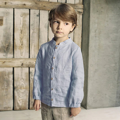 Chemise Enfant Manches Longues Casual