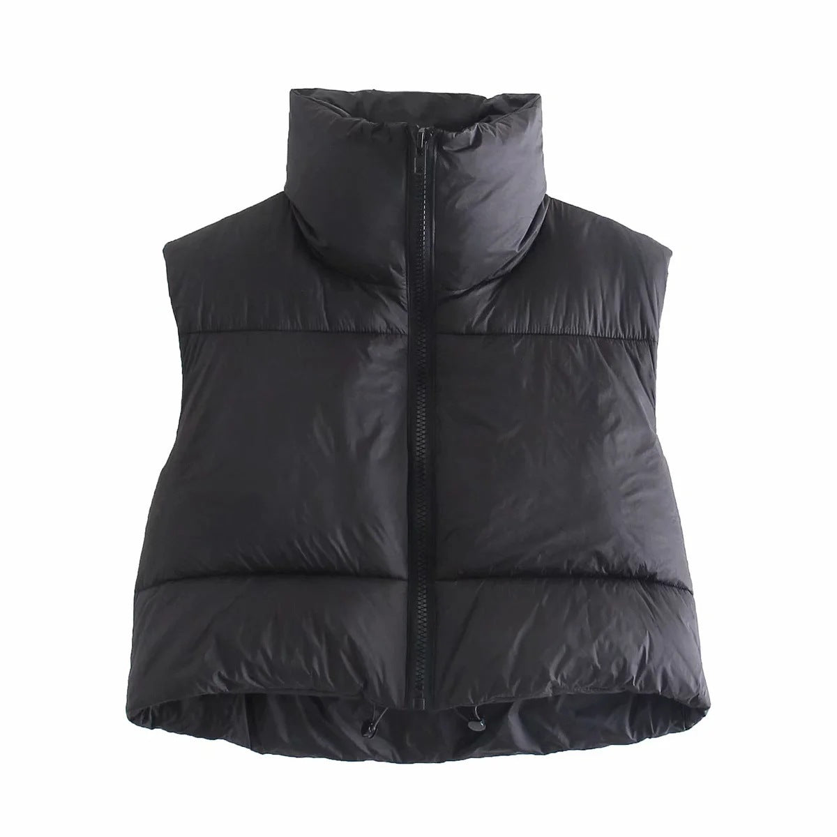 Doudoune Légère Épaisse Femme Col Montant Hiver.
