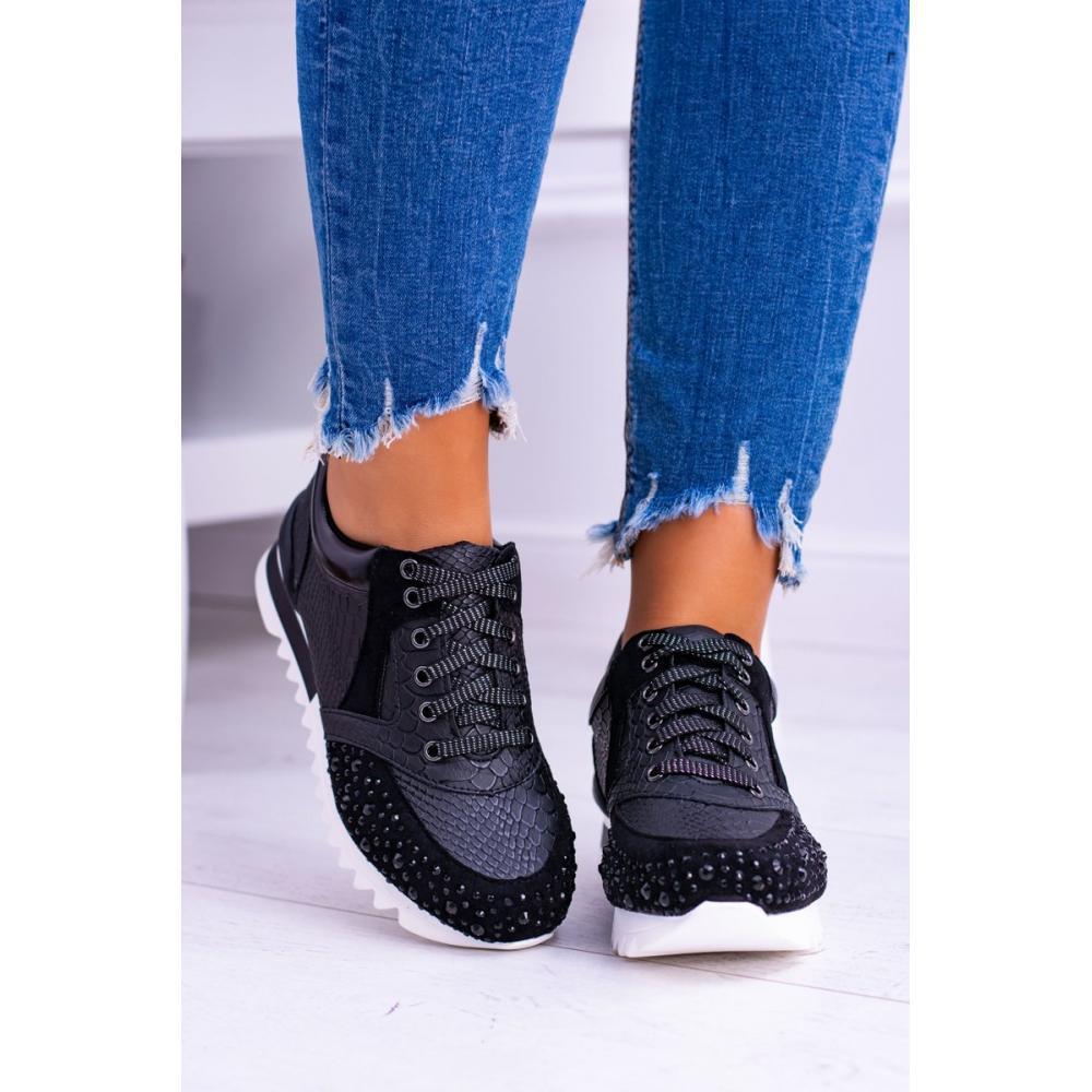 Nouvelles baskets de sport mode avec strass pour femmes